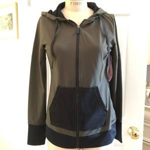 Betsey Johnson Perfomance Zip Up Hoodie